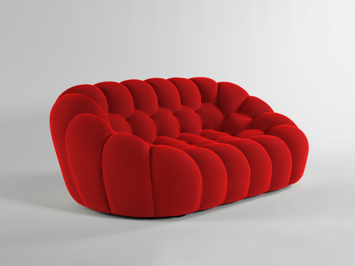 Bubble Sofa Medium Red-Rubica