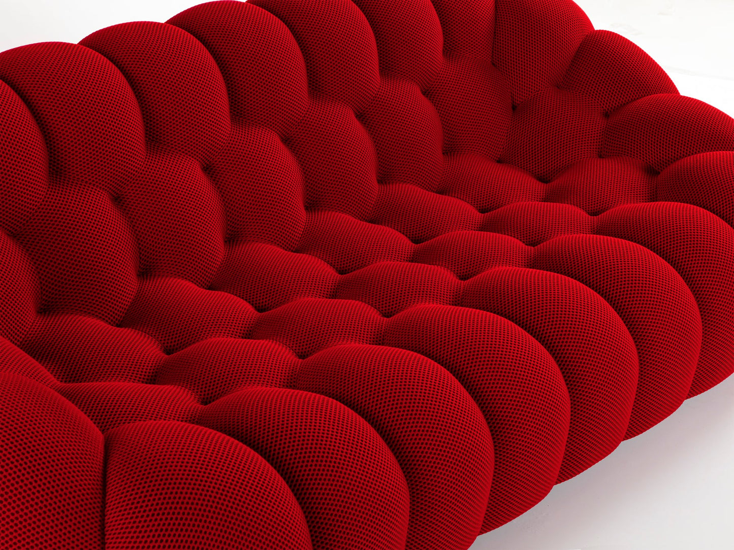 Bubble Sofa Large Red-Rubica