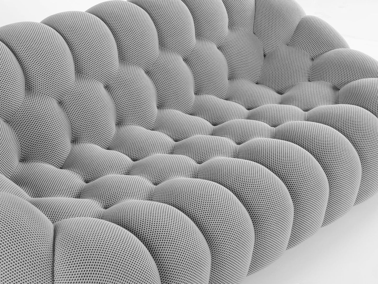 Bubble Sofa Large Grey-Nuege